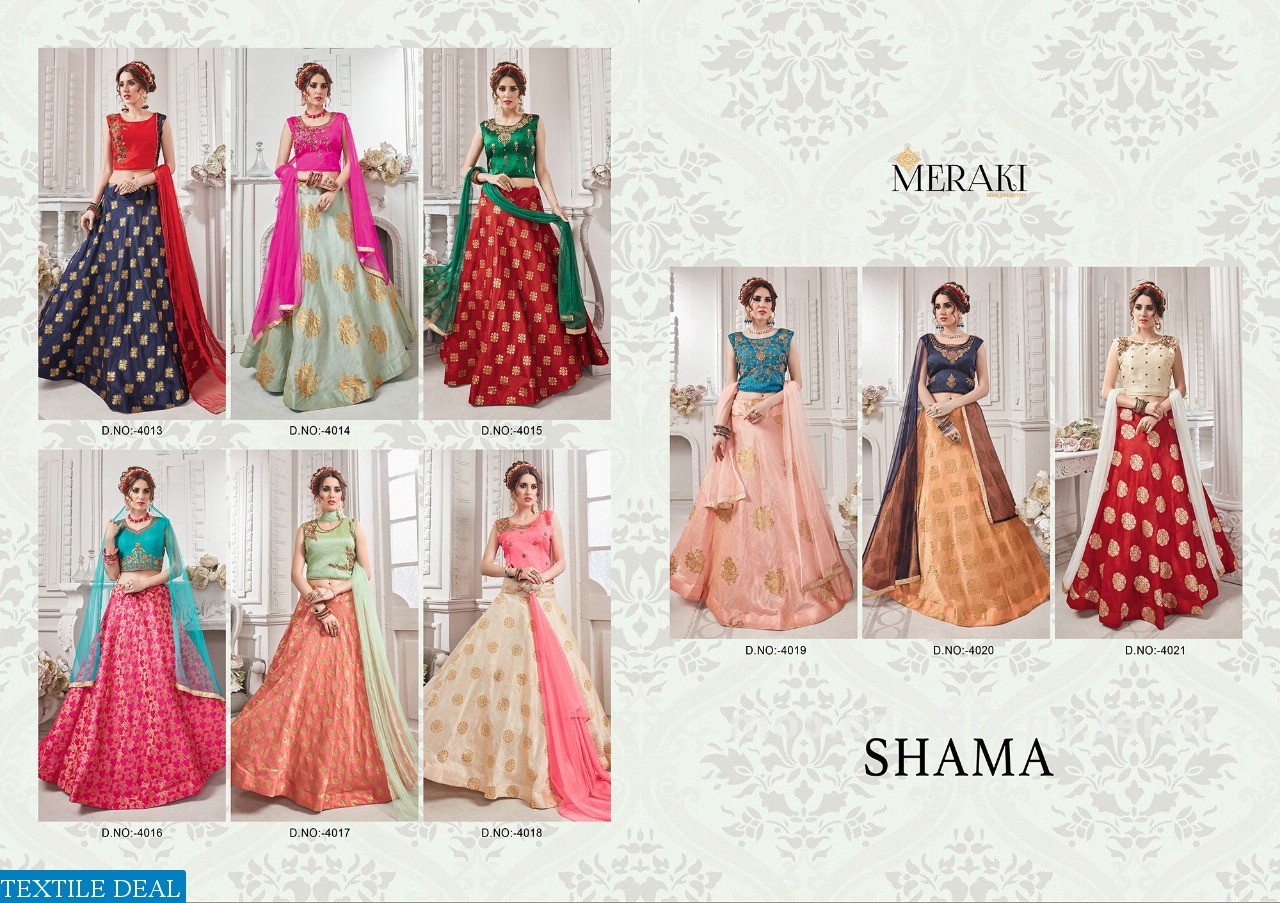 Meraki shama Wholesale ready made indian lehenga